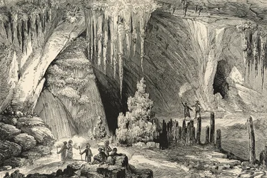 Innenraum der Grotte von Antiparos